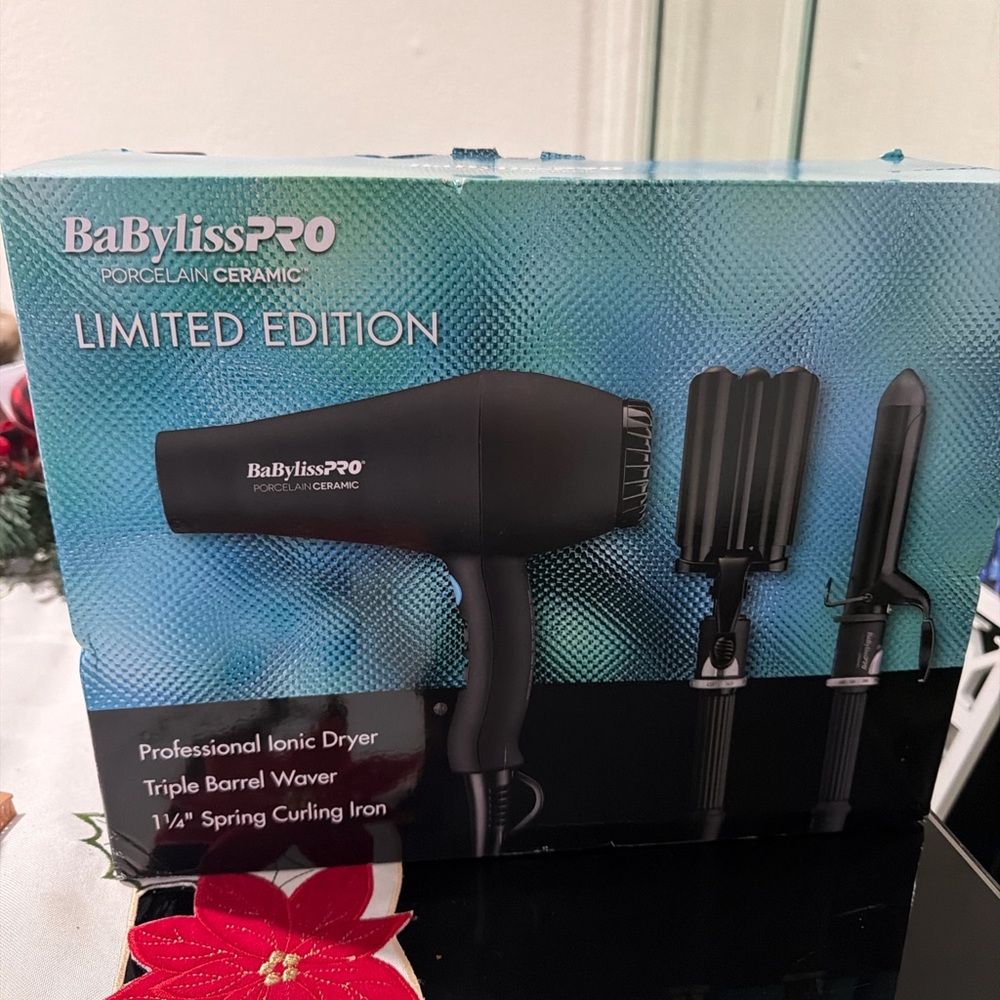 BaBylissPRO Black Hair Styling Set